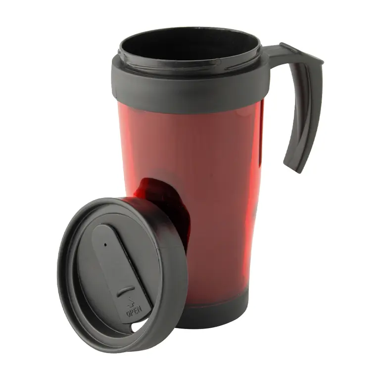 rojo traslúcido